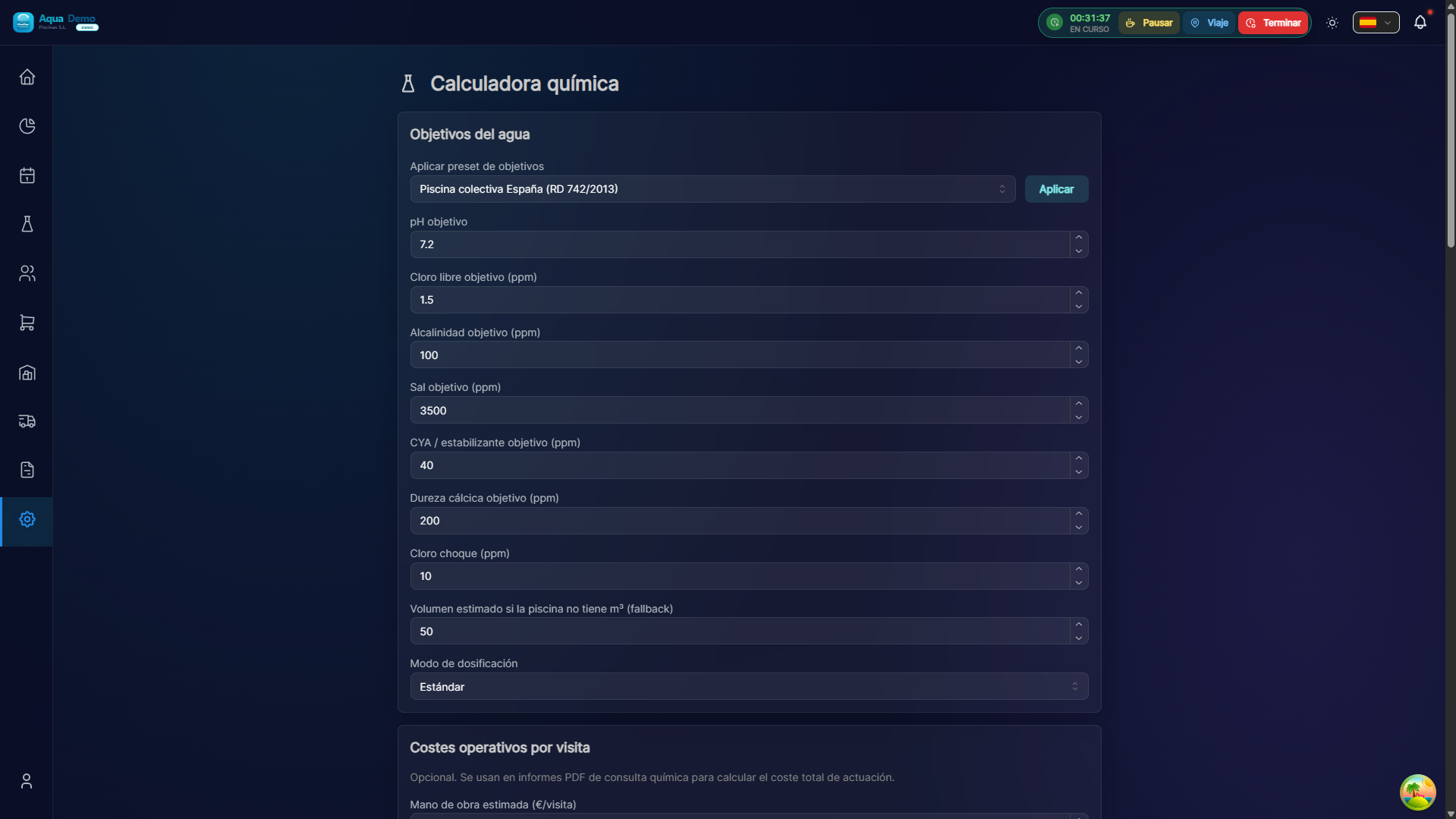 Dosificación química